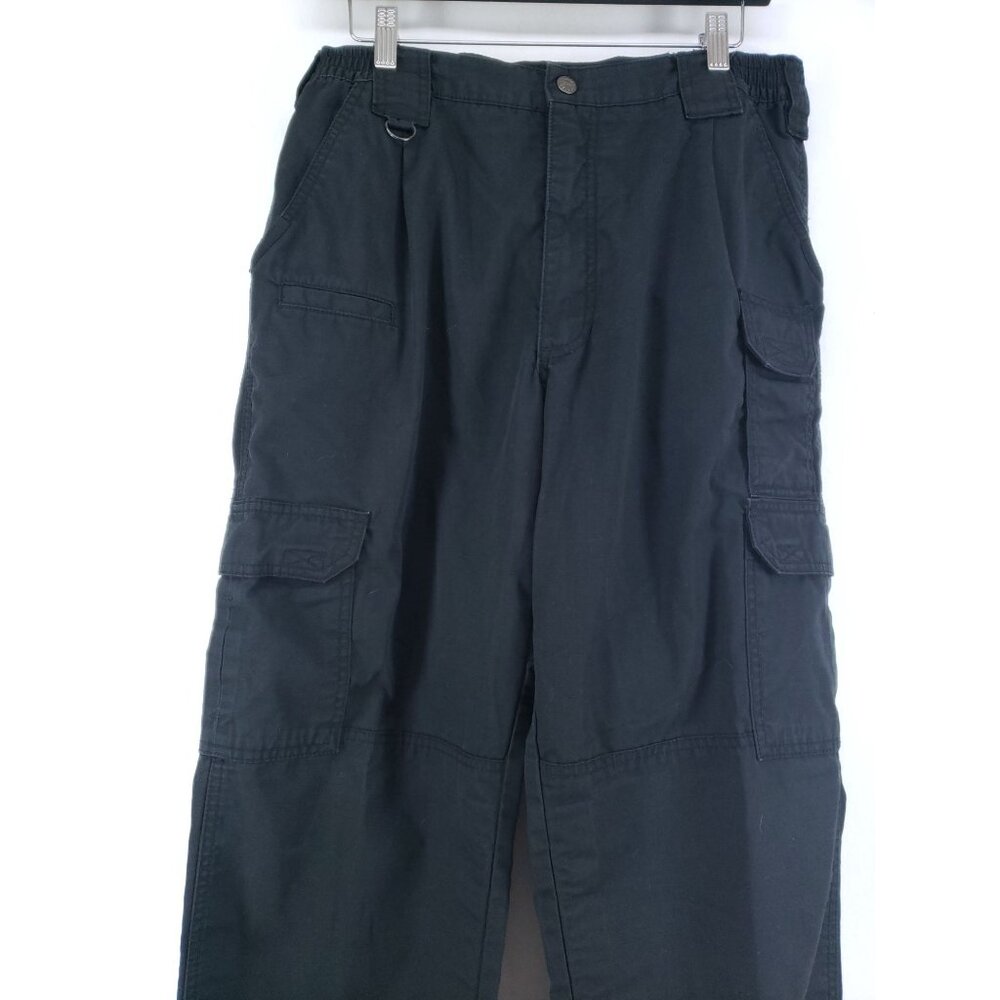 5.11 Tactical Utility Pants Mens 34x32 Black Ripstop - Picture 7 of 10